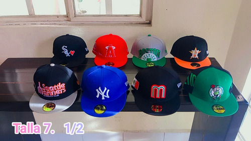 Lote De 2 Gorras New Era Originales Elige Tallas Y Modelos Multicolor Elegir 7 1/8 Lisa