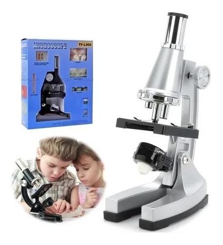 Microscopio Tf-l900 Educativo Para Niño Espejo Reflectante.