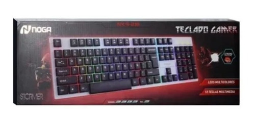 Teclado Noga Gamer Retroiluminado Nkb-216 Pc