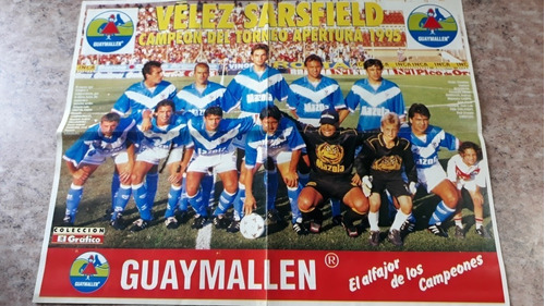 El Gráfico. Vélez Campeon Apertura 1995 Con Póster. 