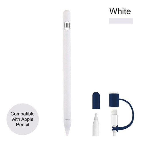 Funda Para Apple Pencil 1 - 2 (1ra Gen) - iPad Pro - White