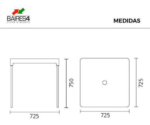 Imagen 5 de 6 de Mesa De Jardín Lupe