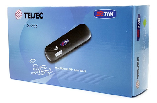 Modem Wifi 3g+ Ts-g63 Portátil Para Motorista Aplicativo Cor Preto