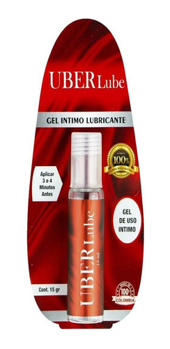 Lubricante Intimo Caliente Sexual Uber Lube Gel 15 Ml 