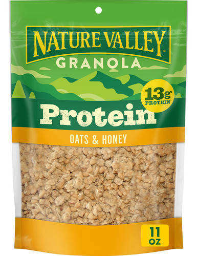 Nature Valley Granola, Proteina, Avena Y Miel, 11 Onzas