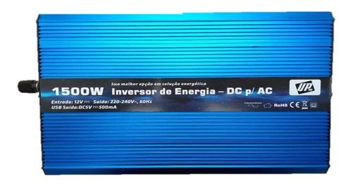 Inversor 1200w Transformador 12v P/ 110v Onda Senoidal Pura