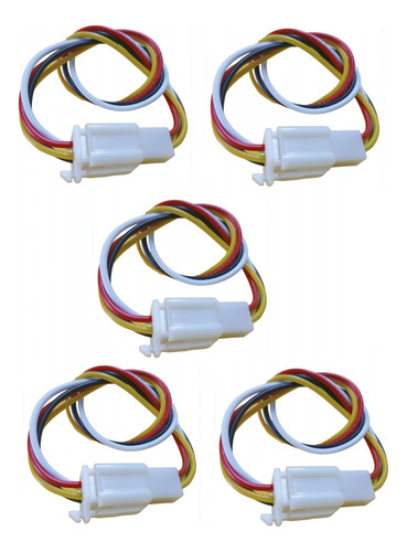 5 Arnes Cableado Con Conectores Hembra/ Macho 4 Cables