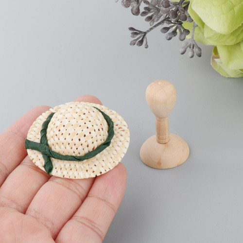 Miniatura 1:12 Casa De Muñecas Sombrero De Muñeca Con