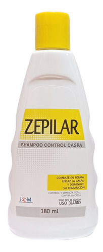 Shampoo Zepilar Control Caspa 180ml - mL a $205