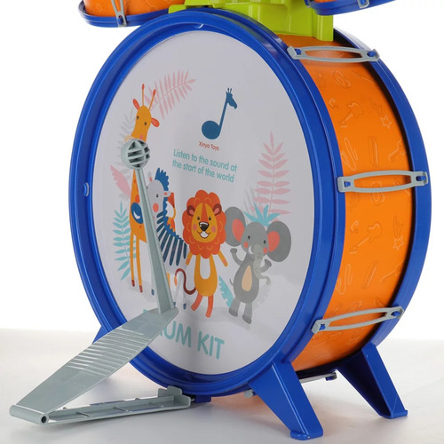 Instrumento Musical Bateria Infantil  Diseño Animales