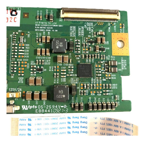 Placa T-con Sanyo Lcd-42xf6b 6870c-0243c + Flex (Usado)