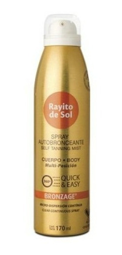 Rayito De Sol Autobronceante Bronzage En Aerosol X 170ml X3