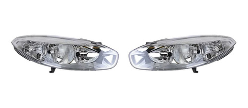 Juego Opticas Delanteras Renault Fluence 2010/2014 Original