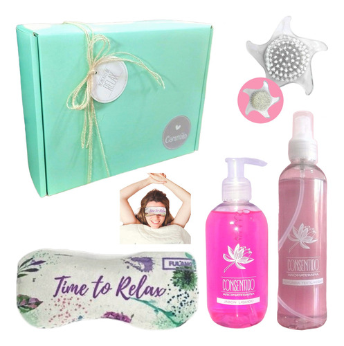 Set Aroma Caja Gift Box Regalo Rosas Kit Spa Zen N36 Relax