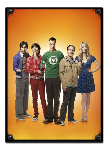 #643 - Cuadro Decorativo Vintage Poster The Big Bang Theory