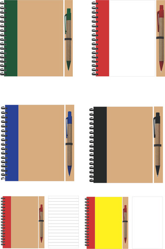 Libreta Cuaderno Ecológica 11*16 Cm,c/ Elastico Envio Gratis