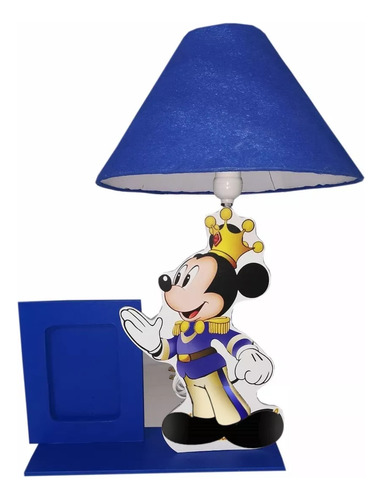 Lampara De Portarretrato Mickey Mouse Rey Centro De Mesa