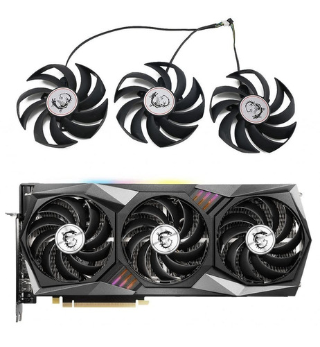 Para Msi Geforce Ti Rtx Gaming Trio Ventilador Repuesto