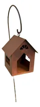 Comprar Casita Colgante Fanal O Comedero Aves Chapa Oxido Oxido Liso2