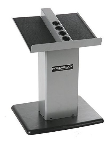 Soporte De Columna Grande Plateado - Powerblock, 