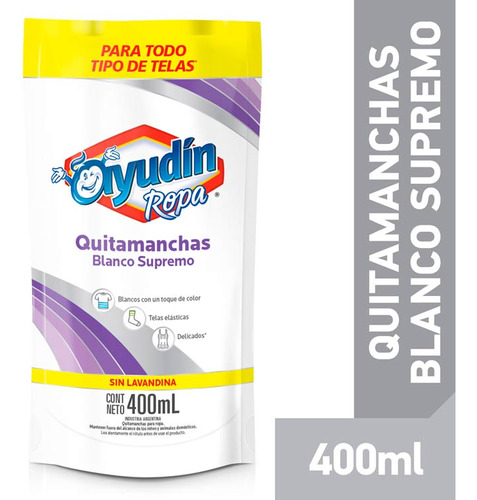 Pack X 16 Unid Quitamancha  Blanco Sup 400 Cc Ayudin Aditiv