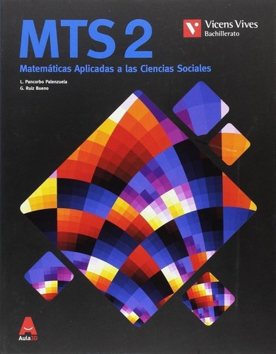 Libro: Matemáticas 2ºbachillerato. Ciencias Sociales. Aula