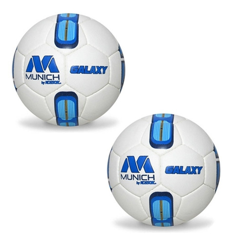 Pelota Futbol N°5 Munich Galaxy Cancha 11 Sgc Deportes X 2u.