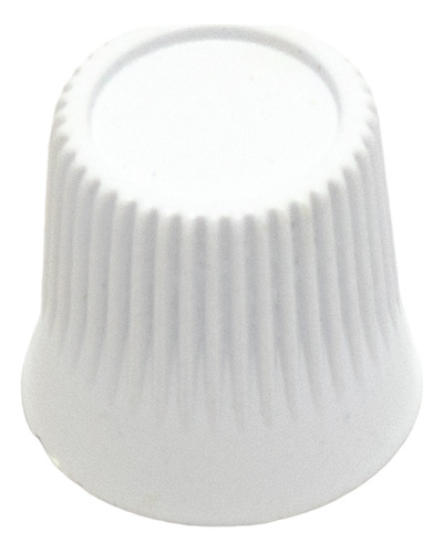 Perilla Potenciometro Media Caña 4mm Blanca 10mm X 10mm