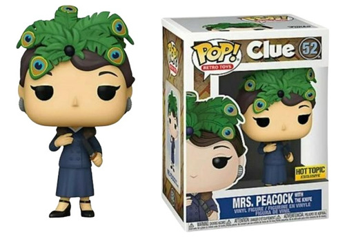 Boneco Funko Pop Clue Mrs. Peacock With Knife 52