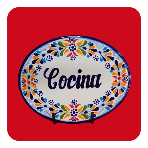 Imagen 4 de 9 de Placa Talavera Poblana Personalizada Especial 22x17 Cm Plc