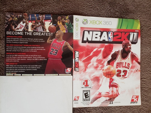 Nba 2k11 Portada Xbox 360 (Usado)