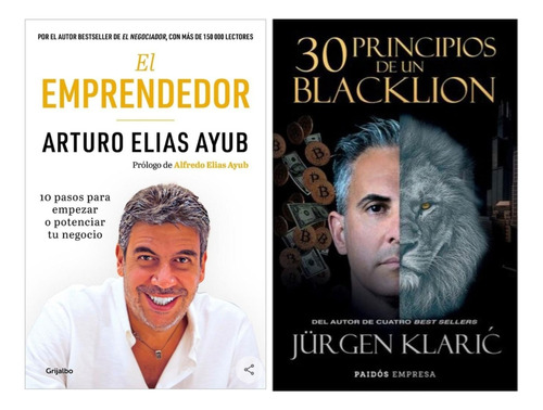 El Emprendedor + 30 Principios De Un Blacklion - Nuevos