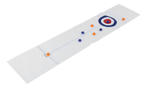 Juego De Curling De Mesa Plegable Portátil Para Niños Y Adul