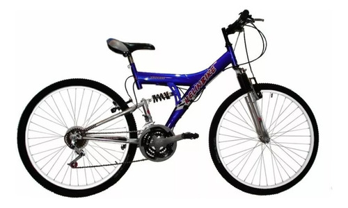 Bicicleta Kelinbike Mtb Rodado 26 Doble Suspencion Azul