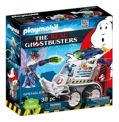 Figura Armable Playmobil Ghostbusters Spengler Con Coche 3+ Cantidad de piezas 38
