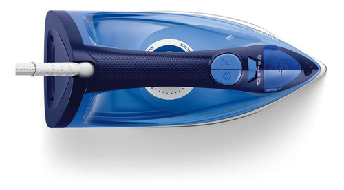Plancha a vapor Philips GC2145 EasySpeed Plus
color azul con suela antiadherente 220V