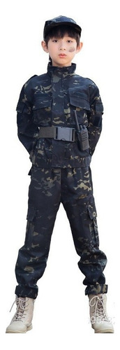 Traje De Rana De Uniforme Militar De Camuflaje For Niños