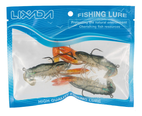 Soft Baits Soft Lixada Para Langostinos, Garra, 14 G, 8 Cm,