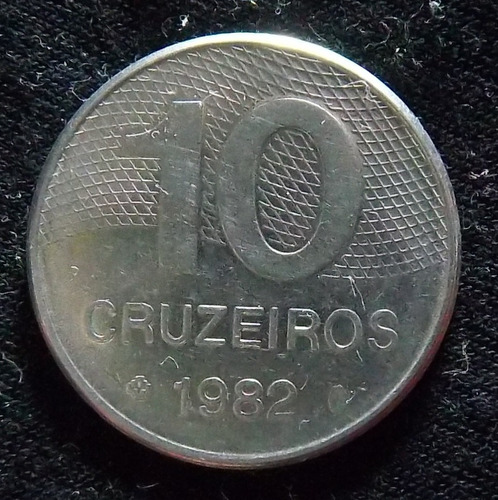 Brasil 10 Cruzeiros 1982 Excelente Km 592.1 Brasil Rutas