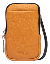 Comprar Prune - Cartera Bandolera Porta Celular De 100% Cuero Prune