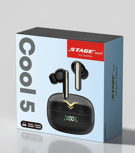 Auriculares Inalámbricos Bluetooth Stage Cool5 In-ear Tws Co