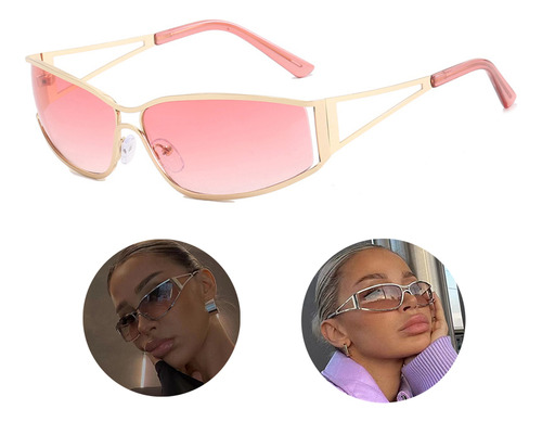 Lentes Gafas Mujer Transparente Accesorios De Sol Para Dama