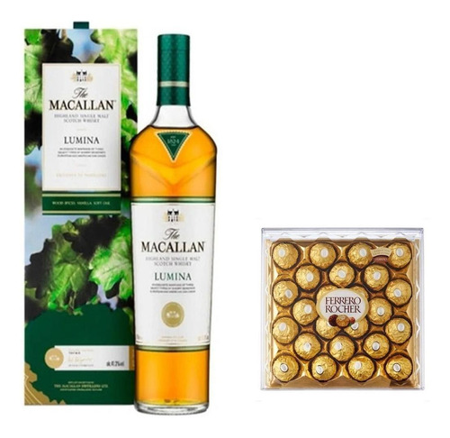 Whisky The Macallan Lumina X700cc + Ferrero Rocher X24