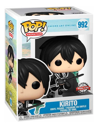 Imagen 3 de 3 de Sword Art Online - Kirito 53714 Funko Pop!