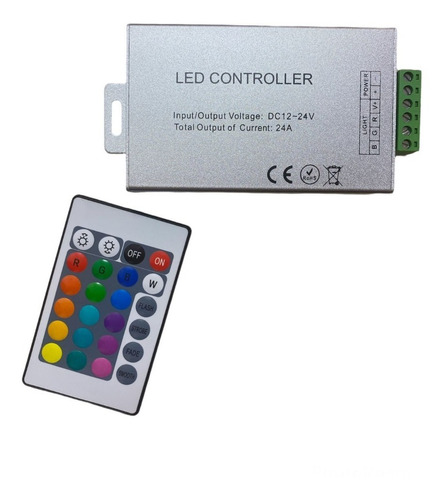 Controlador Rgb 24 Amp 12-24v Secuencial Cinta Led