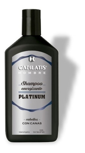 Shampoo Energizante Platinum Capilatis Brillo Y Matiza Canas