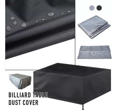 Funda De Mesa De Billar De Resistente Polvo Y Agua 8 Pies