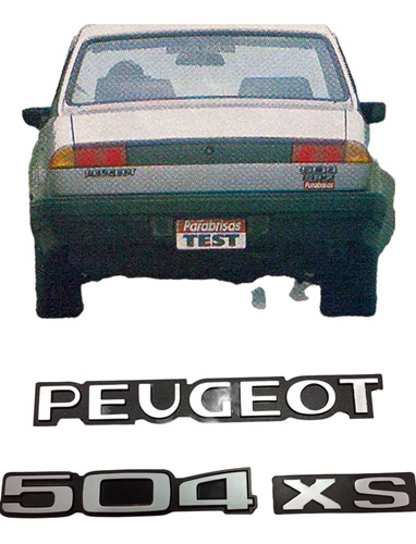 Peugeot 504 Xs Juego De Insignias Traseras