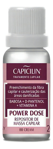 Tonico Repositor De Massa Capilar Power Dose Capicilin 20ml