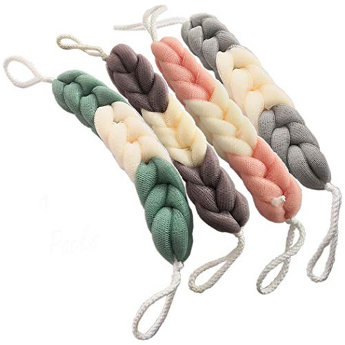 Esponjas Largas Y Elásticas Para Espalda Con Asas De Cuerda,